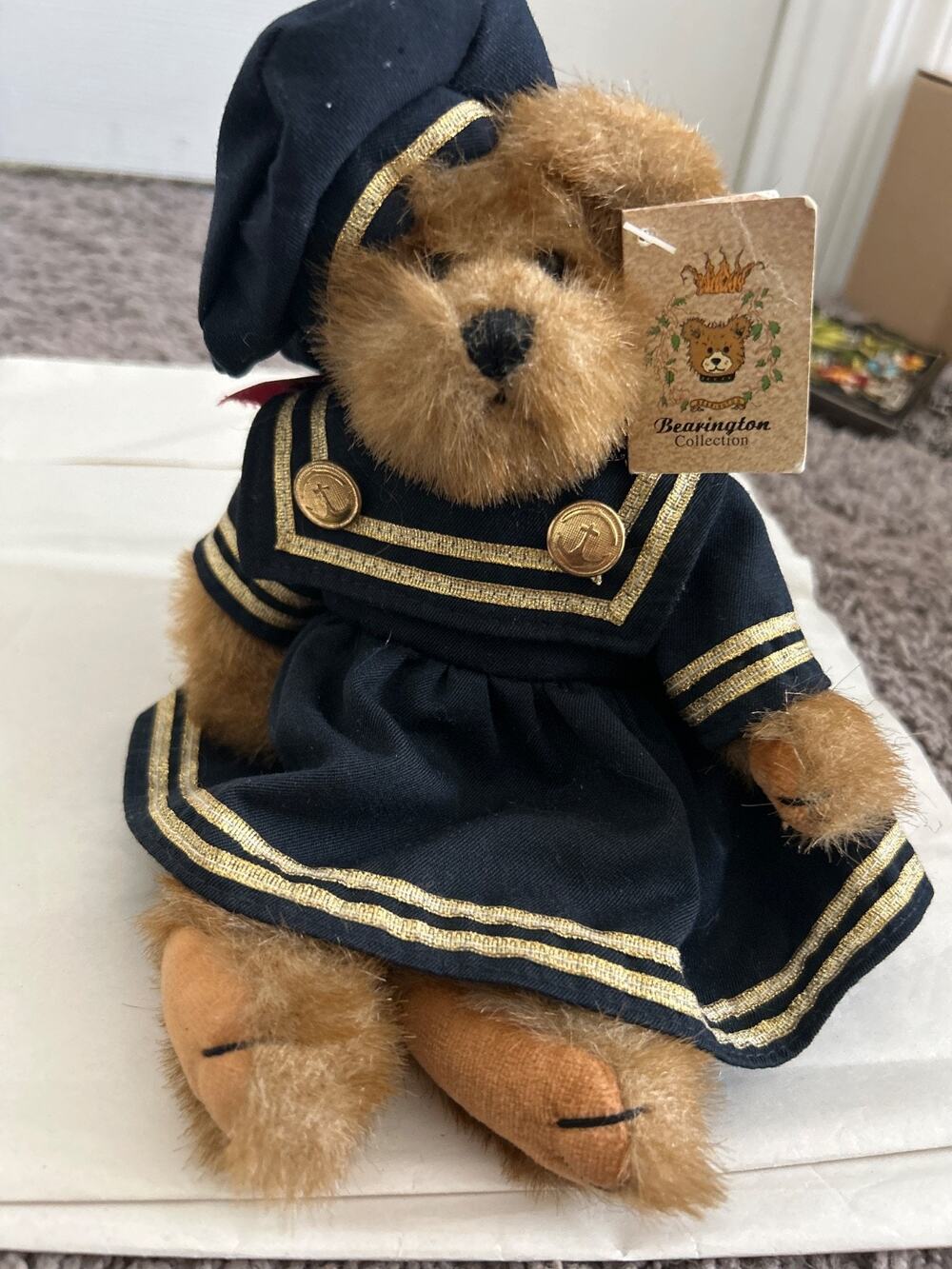 Bearington Nautical Sailor Ginger Bear